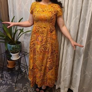 Vintage tiki aloha dress
